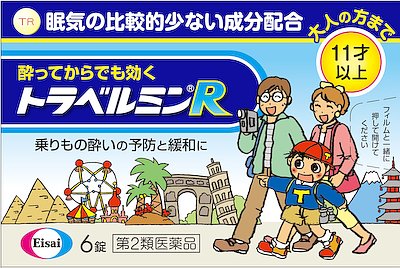 トラベルミンR 6錠