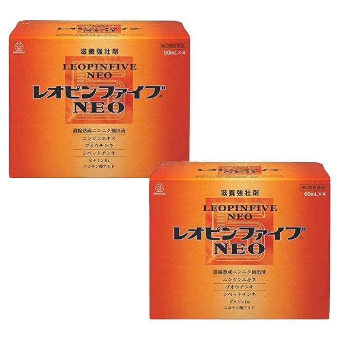 レオピンファイブネオ 60mL×4本 滋養強壮 | ミナカラ（minacolor）