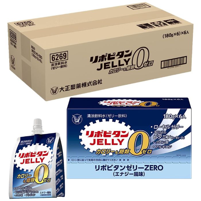 リポビタンゼリーZERO 180gx6袋 飲料｜ドリンク・粉末