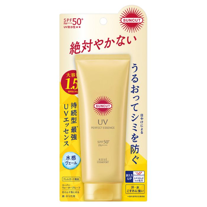 日焼け止め【紫外線吸収剤のみ】汗をかいても落ちにくい